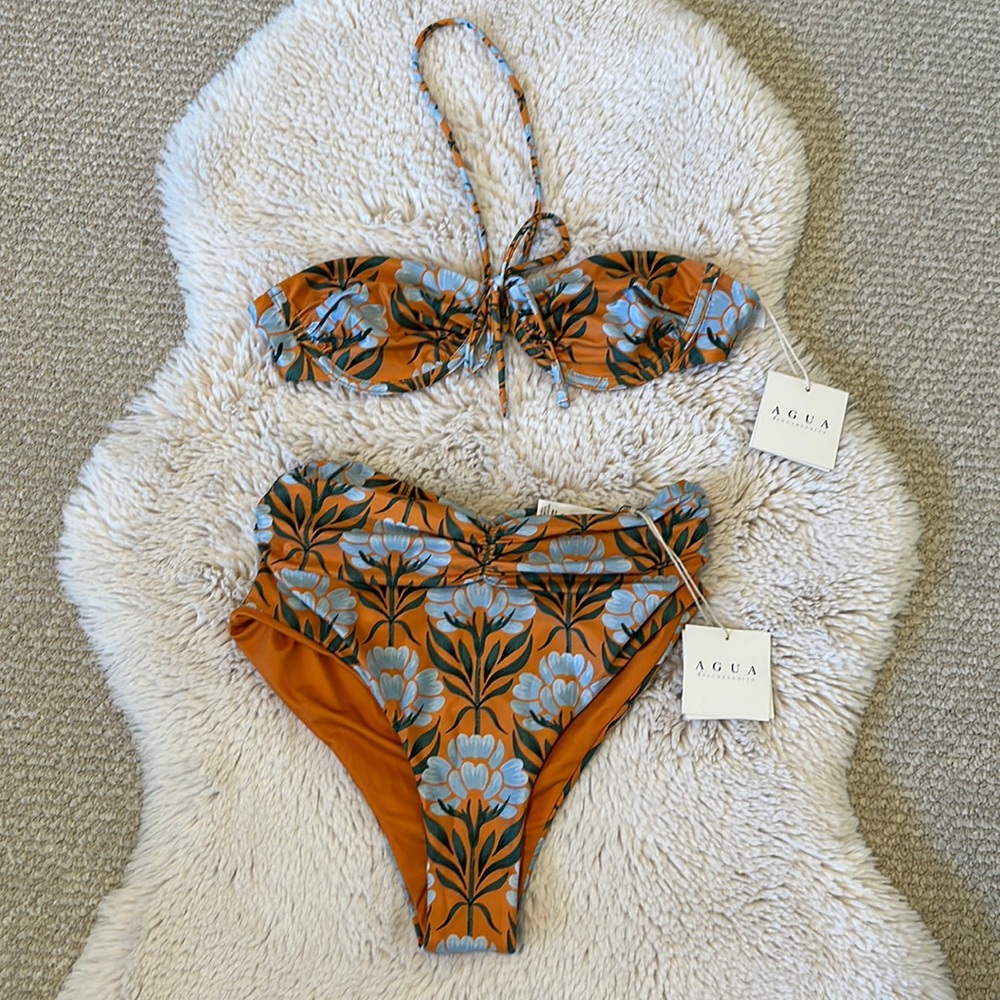 Agua by Agua Bendita | floral printed bikini set